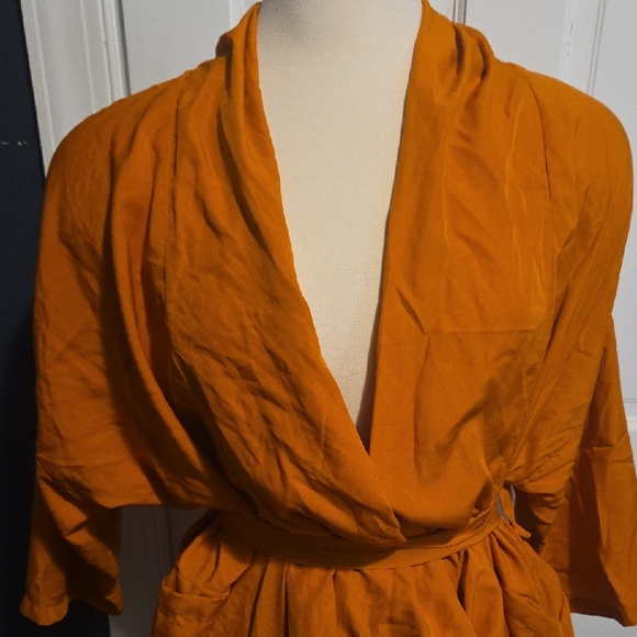 Women's Orange Robe - Picture 3 of 6